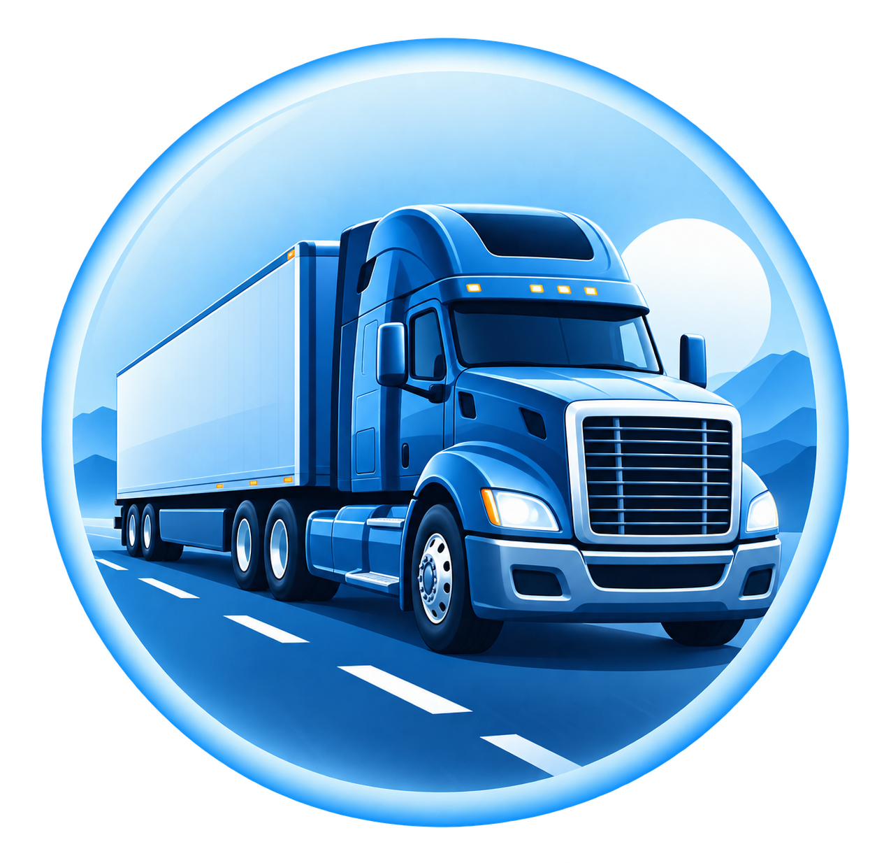 Back on the road icon